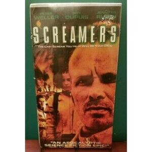 1995 Screamers VHS Sci Fi Horror Philip K. Dick Peter Weller Jennifer Rubin NOS